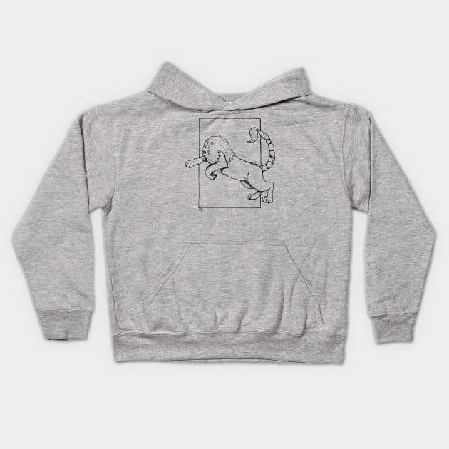 Manticore Kids Hoodie by hearthfiredraws